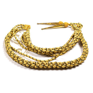 Aiguillette formelle de robe de cérémonie de couleur personnalisée | Aiguillettes de cordon d'épaule en gros pour les uniformes d'aspirant de marine - Product Image 4
