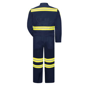 Overol de Poliéster de Alta Visibilidad y Calidad, Traje de Trabajo de Seguridad Reflectante para la Construcción Industrial para Hombre - Product Image 5