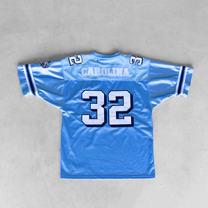 Venta al por mayor de diseño personalizado de fútbol americano retro malla Jersey impresión digital de talla grande Unisex estilo de ropa de calle corta de gran tamaño - Product Image 2