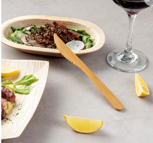 Couteau en bois biodégradable de qualité supérieure 160 mm - Product Image 3