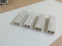 Panneau mural 3D en composite bois-plastique, panneau décoratif insonorisant moderne pour intérieur, Pima