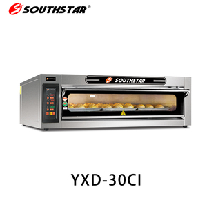 <span class=keywords><strong>Horno</strong></span> Eléctrico Comercial Southstar <span class=keywords><strong>de</strong></span> 3 Bandejas para Panadería con Vidrio Transparente, 380V, Acero Inoxidable - Product Image 1