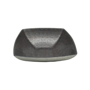 Plaque carrée en aluminium finie de peinture en émail gris de haute qualité pour servir des aliments cuisine utiliser des outils de fruits et légumes - Product Image 6