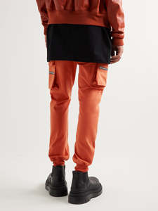 Pantalons délavés pour hommes Vente en gros Pantalons de survêtement cargo en polaire Slim pour hommes Pantalons de jogging Hip Hop taille haute Poches supplémentaires Fermeture à glissière en métal - Product Image 5