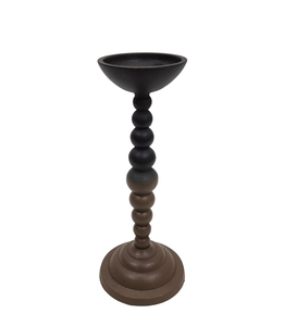 Porte-bougie en aluminium pour décoration d'Halloween, support de bougie en métal avec revêtement en poudre de couleur noire pour la décoration de la maison - Product Image 3