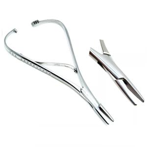 Soporte de aguja Mathieu de acero inoxidable alemán para ortodoncia con bloqueo CE Clase I Manual reutilizable soporte de aguja Dental quirúrgico - Product Image 2