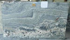 Superficie pulida de losa de mármol natural de calcita azul océano para diseño de piso y mesa de cocina y baño - Product Image 2