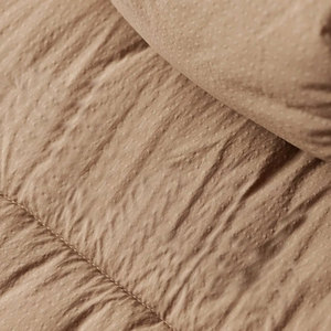 Chaqueta acolchada de invierno de manga larga para mujer, bolsillos con cremallera, forro de nailon y Spandex de lana tejida sostenible transpirable - Product Image 6