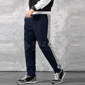 Pantalon de survêtement léger à taille haute pour homme avec cordon de serrage réglable en mélange de coton doux respirant et à séchage rapide pour une utilisation décontractée en salle de sport - Product Image 2