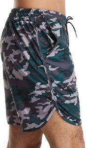 กางเกงว่ายน้ำขาสั้นออกกำลังกายผ้าโพลีเอสเตอร์สำหรับผู้ชายกางเกงขาสั้นออกกำลังกายผ้าโพลีเอสเตอร์พิมพ์ลายแบบลำลองไซส์ใหญ่พิเศษ - Product Image 5