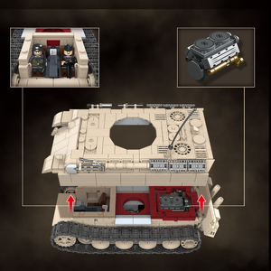 New Arrival 2025 Wholesale Anti Aircraft <strong>Tanks</strong> Armored Scale Model German Flakpanzer Anti Aircraft Vehicle Building <strong>Block</strong> - Product Image 5