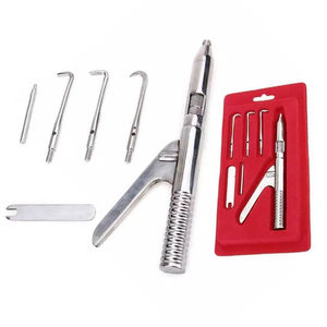 Removedor de corona automático de acero inoxidable, pistola de clic, instrumentos quirúrgicos dentales aprobados por CE ISO, fuente de alimentación Manual - Product Image 6