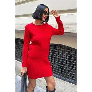 Conjunto Casual sin Espalda Vinca 9580-01 con Detalle de Cadena en Tejido de Punto para la Temporada de Otoño - Product Image 4