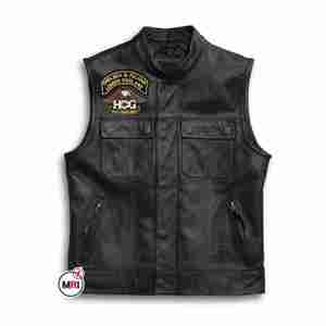 Veste en cuir d'agneau de gilet de motard de moto personnalisée de haute qualité pour des Offre Spéciale d'hiver - Product Image 4