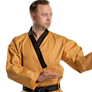 ชุดยูนิฟอร์มเทควันโดและชุดฝึกซ้อมผ้าโพลีเอสเตอร์คอตตอนคุณภาพสูง 240 กรัม สำหรับผู้ใหญ่ ชุดศิลปะการต่อสู้ที่มองเห็นได้ชัดเจน - Product Image 6