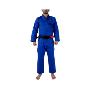 Kimono de BJJ para Hombre, Duradero, 100% Algodón, Transpirable, Altamente Elástico, Corte Atlético, Logotipo Frontal, para Entrenamiento y Competencia - Product Image 2