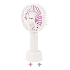 Mini Ventilatore Portatile 2W Kooper Pieghevole Elettrico a Tre Velocità per Auto, Hotel, Esterni, con Batteria, Motore Brushless, in Plastica - Product Image 1