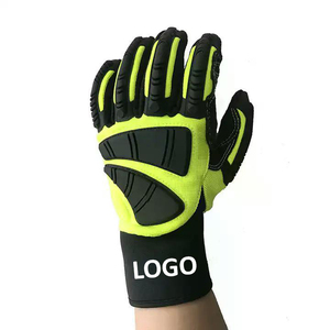 Venta caliente Guantes mecánicos de calidad superior Guantes de seguridad de poliéster con protección de mano de nailon de goma a precio razonable - Product Image 6