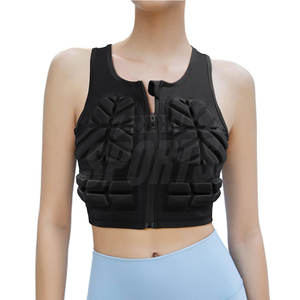 อุปกรณ์ป้องกันหน้าอกสำหรับผู้หญิงสำหรับฝึกศิลปะการต่อสู้ติดต่อกีฬาสวมใส่สบายปรับขนาดได้ - Product Image 2