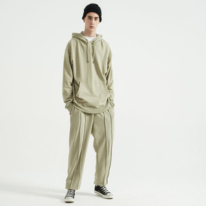 Vente en gros en Chine, pull-over à capuche 100% coton, sweat-shirt à capuche unisexe surdimensionné personnalisé en polaire lourde de qualité supérieure - Product Image 2