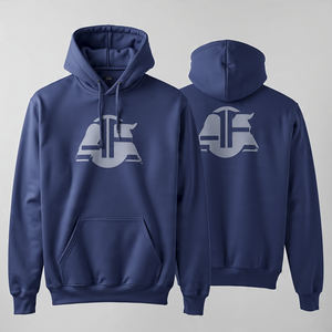 Plus size pullover hoodie Heavyweight Fleece Pullover high quality Hoodie, Front/Back Design- Soft Cotton - Bulk Order OEM Logo - Product Image 4