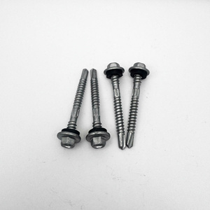 Pulgada # Tornillo Autoperforante de Cabeza Hexagonal con Arandela EPDM Métrica 8, DIN 7504, Acero al Carbono Recubierto, Vietnam THV Fasteners - Product Image 6