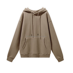 Sweat à capuche d'hiver personnalisé pour homme, 100% coton polaire, poids lourd, taille plus, surdimensionné, fermeture éclair, respirant, séchage rapide, pull unisexe - Product Image 5