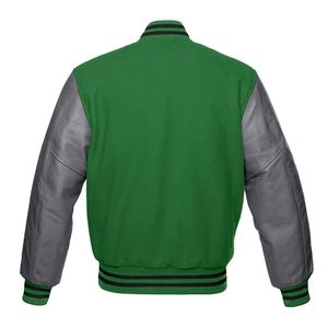 Design élégant veste universitaire de baseball universitaire en laine mélangée vêtements de sport en molleton logo personnalisé OEM prix d'usine veste pour hommes à la mode - Product Image 4
