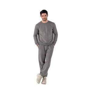 Sudadera Nueva de Moda para Hombre, Cuello Redondo, Manga Larga, Felpa Acogedora, Prenda Superior Cómoda para el Invierno - Product Image 6
