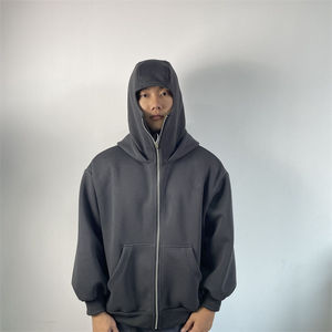 Sweats à capuche avec masque intégral personnalisés Fabricants Vêtements de rue pour hommes Pull à capuche Hip Hop Avec visage Masqué Basics Coton mélangé - Product Image 6