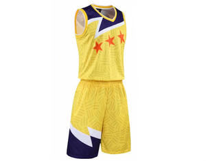 Conjunto de Uniforme de Baloncesto Transpirable de la Mejor Calidad, 100% Poliéster, Impresión Personalizada, Secado Rápido, Antibacteriano, Talla Grande, Estilo Veraniego - Product Image 3