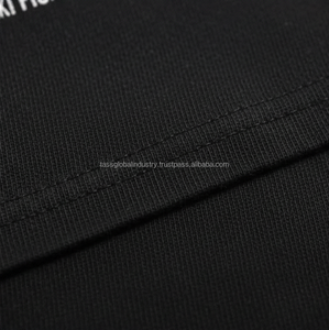 Camisetas de Verano para Hombre con Logotipo Personalizado OEM, 100% Algodón Satinado, Hombros Caídos, Ropa Urbana al por Mayor - Product Image 5