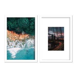 White 20 X 30 cm Poster Picture <b>Frame</b> <b>A2</b>/A4 Size Silver Metal Aluminium Alloy Decorative <b>Photo</b> <b>Frame</b> - Product Image 4