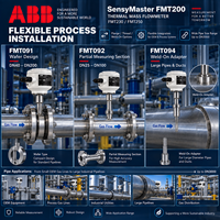100% Original ABB SensyMaster FMT200 Thermal Mass Flowmeter Modbus RS485 Pengukur Aliran Gas FMT230 FMT250 OEM Pengukuran Proses