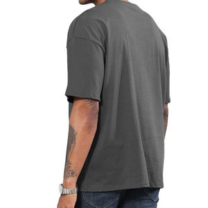 เสื้อยืดโอเวอร์ไซส์แฟชั่นสำหรับผู้ชายใส่ในฤดูร้อนเสื้อยืดโอเวอร์ไซส์สำหรับชุดลำลองน้ำหนักเบา - Product Image 2