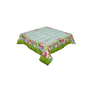 Bulk Supply Cotton Material Latest Design Embroidered Customized Print Round <b>Table</b> Clothes for Wedding - Product Image 1