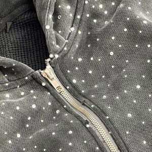 Meilleur Prix Strass Hoodies Fabriqué au Pakistan Avec Bas quantité minimale de commande Strass Hoodies Meilleur Style Hommes Strass Hoodies - Product Image 5