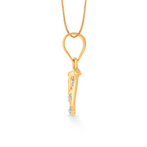 Colgante Religioso Unisex de Oro Amarillo Om Basuri - Amuleto Fino - Product Image 3