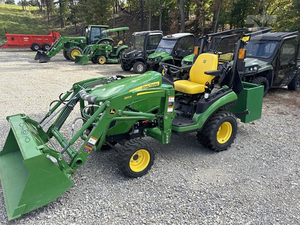Tractor utilitario subcompacto John Deere 1025R 2022 de 24 HP, 4x4, hidrostático, con cargador, en venta. - Product Image 5