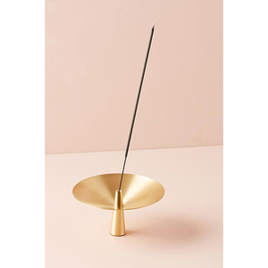 Porte bâton d'encens intérieur extérieur en aluminium et support élégant en laiton porte-bâton Bakhoor décor élégant de vaisselle de mariage - Product Image 3