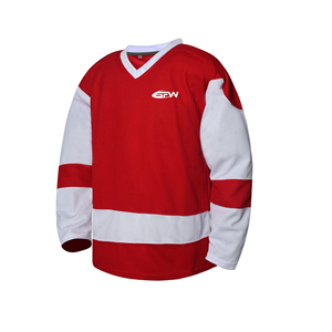 Camisetas de hockey sobre hielo Uniformes de equipo personalizados Camisas de sublimación de poliéster de secado rápido Ropa deportiva transpirable a granel en blanco Entrenamiento OEM - Product Image 1