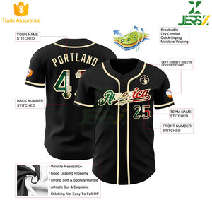Camiseta de Béisbol Personalizada de Alta Calidad con Logotipo del Equipo, Secado Rápido, Tejido de Malla de Poliéster Transpirable, Ropa de Softbol Unisex - Product Image 4