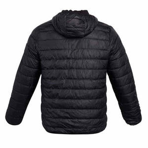 Black Color Hooded <b>Puffer</b> <b>Jackets</b> Polyester Material Custom Logo High Quality Winter Sportswear Men's Bubble <b>Jacket</b> <b>Cheap</b> Price - Product Image 2