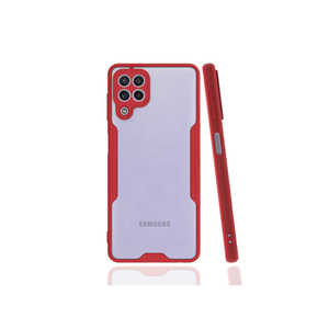 Funda protectora de silicona suave premium JoieCreatif Parfait Series para Samsung Galaxy A22 4G, color rojo - Product Image 1