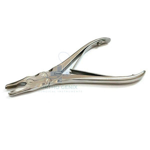 Pince à grignoter orthopédique en acier inoxydable manuel de haute qualité certifié CE pour la coupe chirurgicale des os - Product Image 4