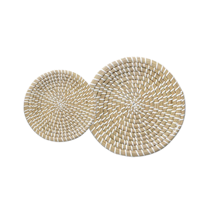 Meilleure vente!!! DÉCOR DE PANIER DE TENTURE AU MUR TISSÉ À LA MAIN Vietnamien Parfait pour la personnalisation de la décoration intérieure de style moderne et Boho - Product Image 1