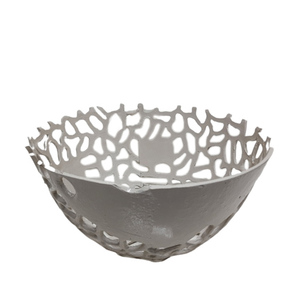 Tazón redondo decorativo de aluminio, camisa de bowling de Color gris para cocina y mesa, decoración hecha a mano personalizada a granel - Product Image 1