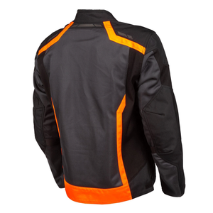 Chaqueta de moto textil Cordura para hombre de diseño personalizado a prueba de viento negro gris fresco de talla grande Touring protección impresa invierno - Product Image 4