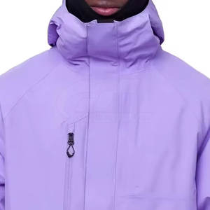 Vestes de ski à capuche pour hommes, imperméables, respirantes, avec fermeture éclair, pour le snowboard, hiver - Product Image 6