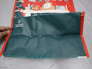 Bolsa tejida PP con forma de Feliz Navidad con asa Diseño de dibujos animados lindo Distribuidor mayorista de fábrica de Vietnam para bolsa de compras - Product Image 2